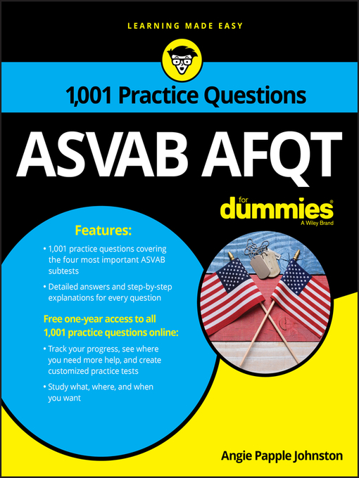 Title details for ASVAB AFQT by Angie Papple Johnston - Available